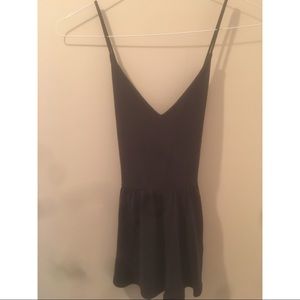 Charcoal Grey Romper